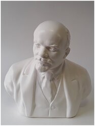 Статуэтка бюст В. И. Ленин, 18см, без подставки. Гипс.