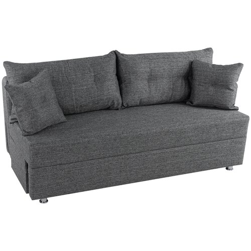 Диван Нонтон Мидл рогожка серый