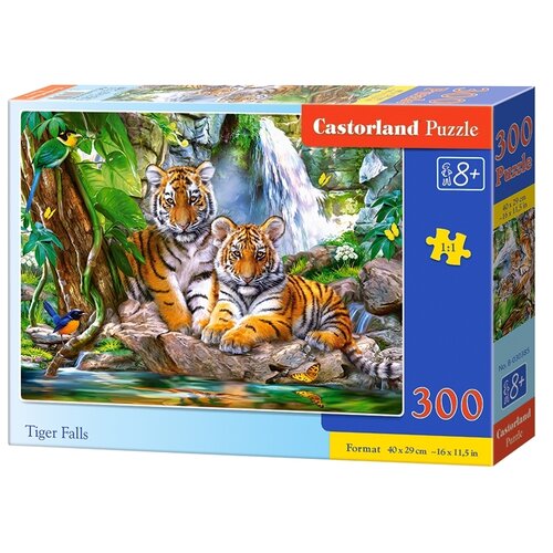 Пазл Castorland Tiger falls (B-030385), 300 дет. пазл castorland arrinera hussarya gt b 030316 300 дет