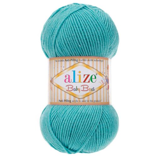 Пряжа Alize Baby Best, 90 % акрил, 1 % бамбук, 100 г, 240 м, 5 шт., 164