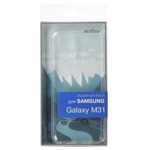 Накладка Aceline Silicone для Samsung Galaxy M31 прозрачный