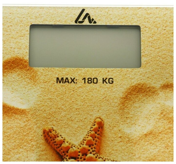 Весы напольные Luazon LVE-005 "Песок", электронные, до 180 кг, 2хAАА (не в комплекте) (1шт.)
