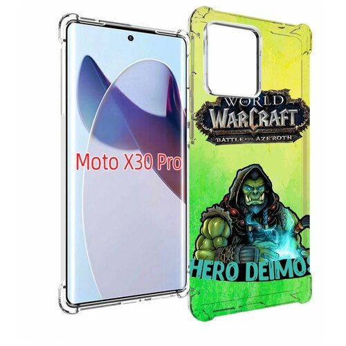 Чехол MyPads world-of-warcraft мужской для Motorola Moto X30 Pro задняя-панель-накладка-бампер