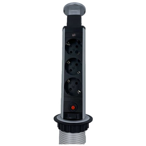 Встраиваемая выдвижная розетка для столешницы с предохранителем, электрический удлинитель с заземлением и защитными шторками, розетка, сетевой фильтр