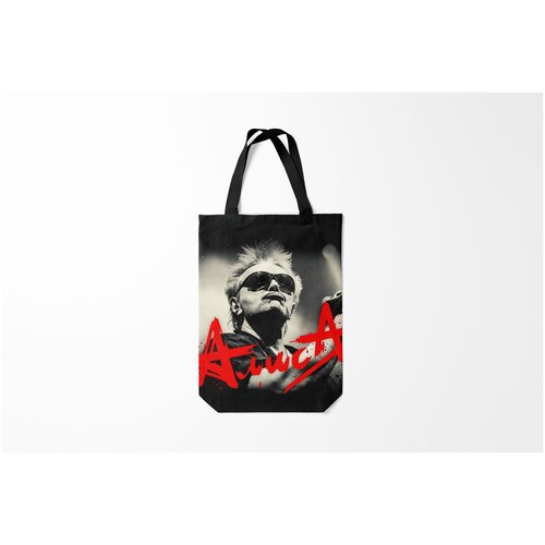 фото Сумка-шоппер / 31х42 см / рок / алиса кинчев burnettie