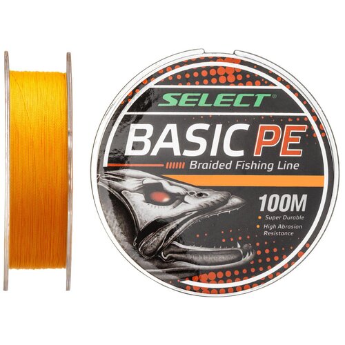 Шнур Select Basic PE 4x 150m (оранжевый) 0.04mm 5lb/2,5kg