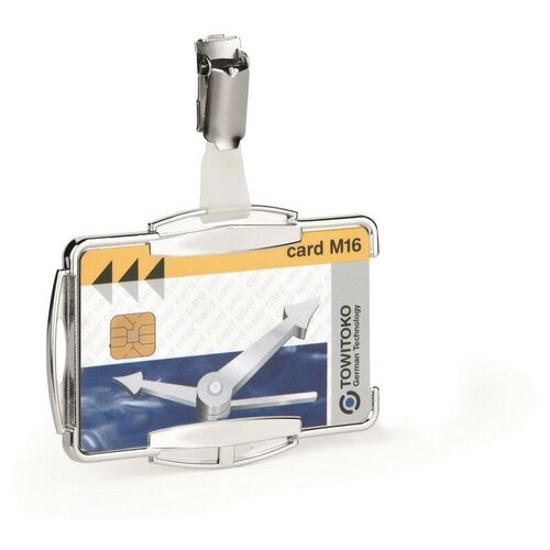 фото Бейдж держатель д/пластиковой карты durable 8901 с защитой от rfid