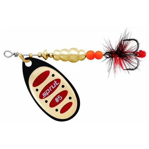 фото Блесна вращающаяся sprut alba ball system #5 bkgr