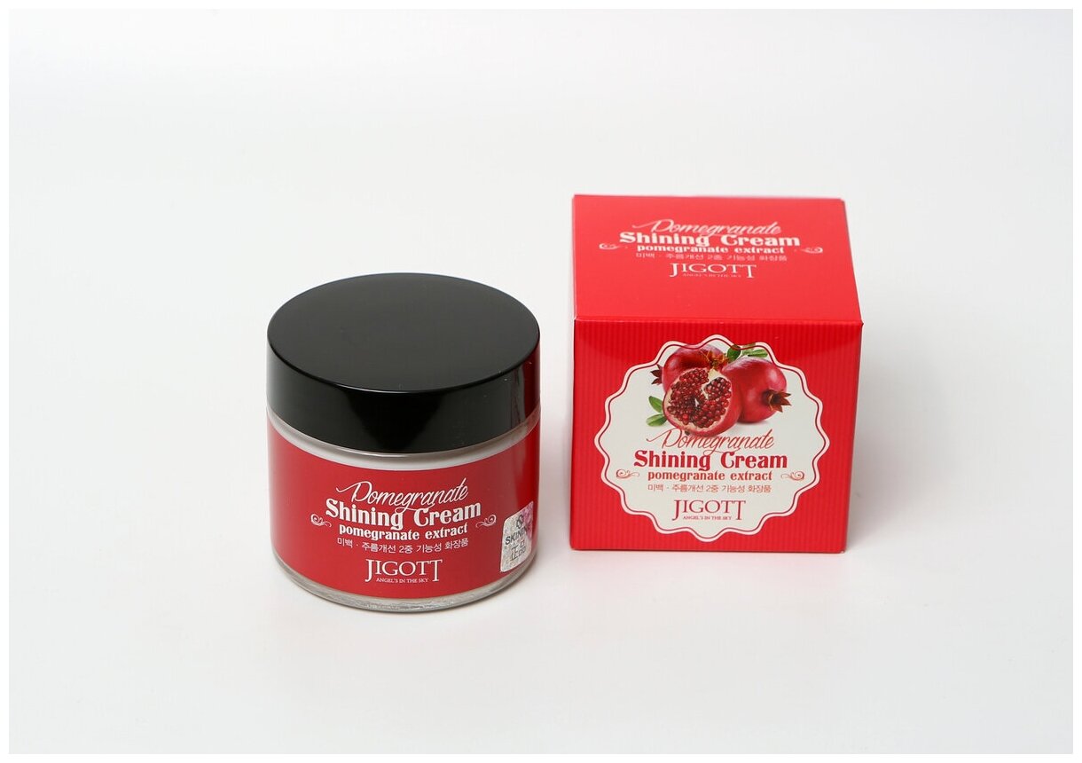 JIGOTT Крем с экстрактом граната для яркости кожи Pomegranate Shining Cream, 70 мл - фотография № 13
