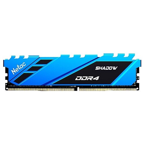 Оперативная память Netac Shadow 16 ГБ DDR4 3200 МГц DIMM CL16 NTSDD4P32SP-16B netac ddr4 shadow ntsdd4p32sp 08b blue 8gb