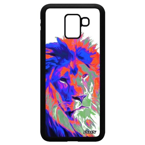 фото Новый чехол на смартфон // galaxy j6 2018 // "лев" хищник львица, utaupia, белый
