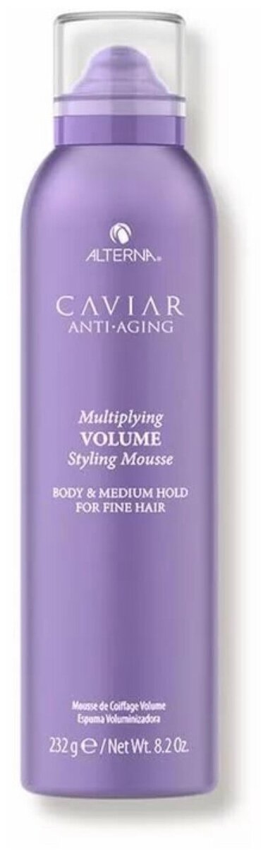 Alterna Caviar Anti-Aging Мусс для придания объема и плотности с кератином Multiplying Volume Styling Mousse 232 г