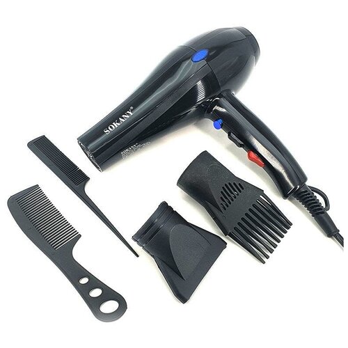 Мощный Фен для волос2400 ВтSY-3866эргономичный дизайн2 режима скорости2 температурных режимафункция холодного обдувачерный 173200₽