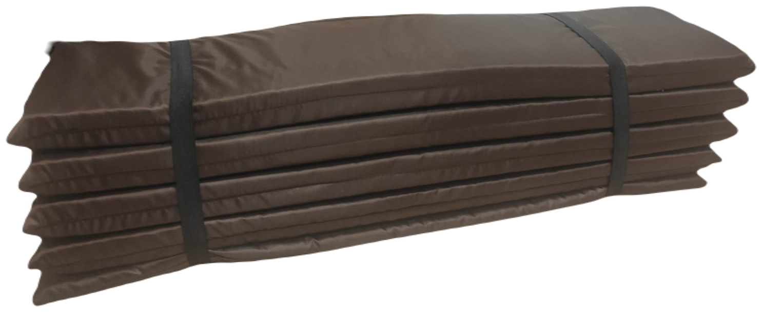 Коврик туристический гармошка, 180х60х1см, Коричневый