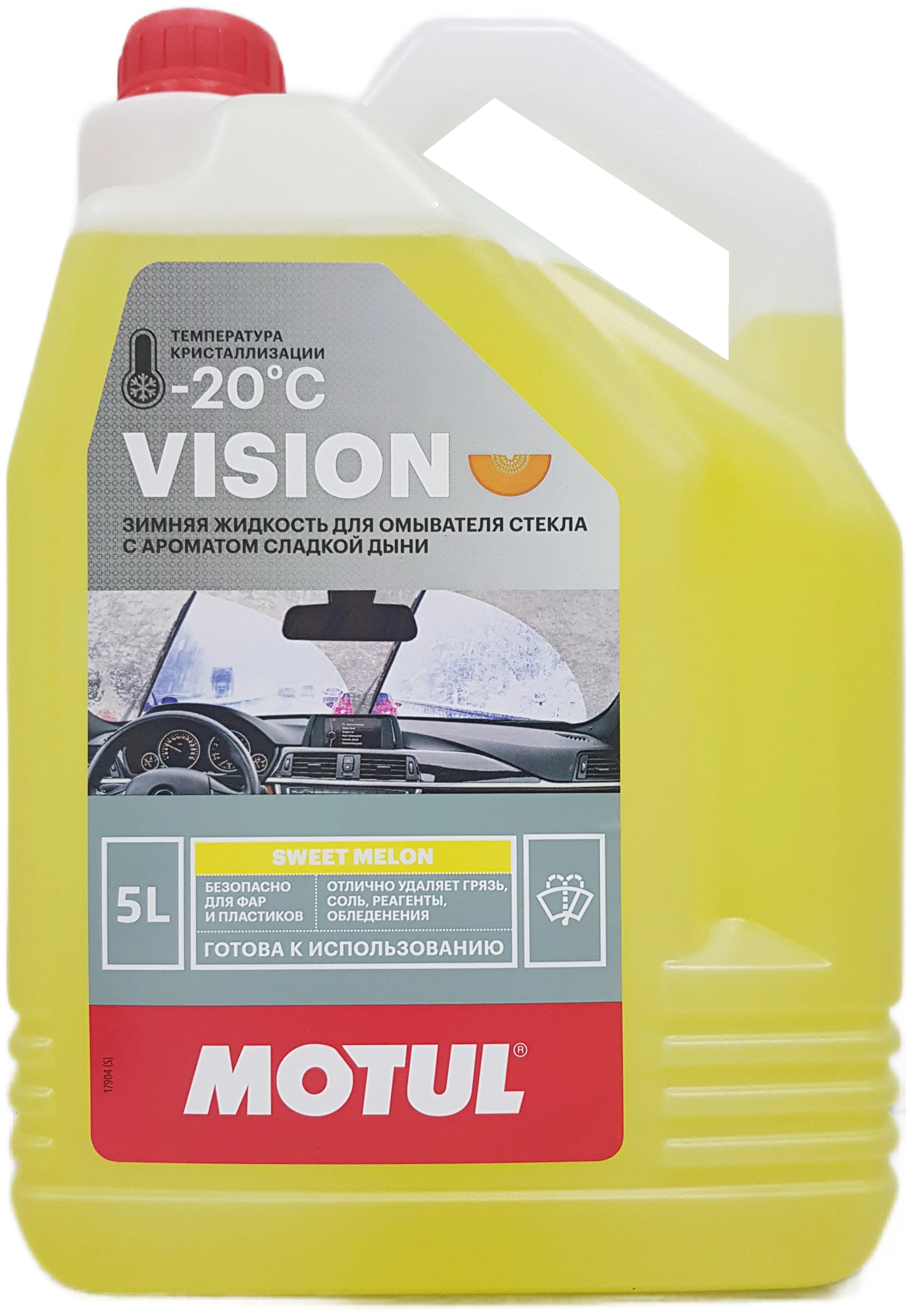 Жидкость для стеклоомывателя Motul VISION Sweet Melon -20°C