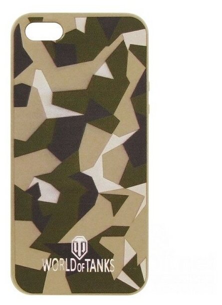 Накладка на Iphone 5/5S/SE POLYGONAL MILITARY GREEN