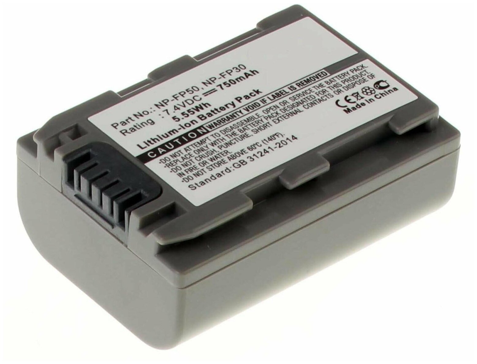 Аккумулятор iBatt iB-B1-F280 750mAh для Sony NP-FP50 NP-FP30 NP-FP60 NP-FP90 NP-FP71 NP-FP91 NP-FP70