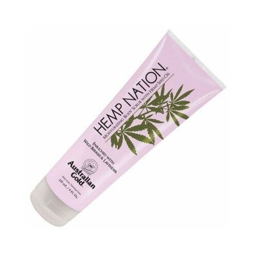 Australian Gold Скраб для тела 235мл HEMP NATION Body-Skrub WILD BERRIES and LAVENDER