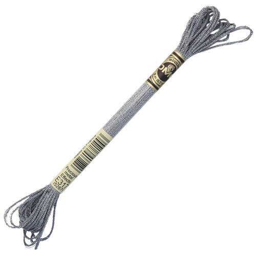 Мулине 317, DMC 8м, мет. (E317), 6 шт