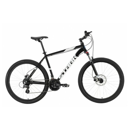 Велосипед Stark Hunter 27.3 HD чёрный/белый (2021) (20 - ваш рост 180 и выше)