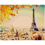 Картина по номерам Артвентура «Осенний Париж» (Холст на подрамнике, 40х50 см) - изображение