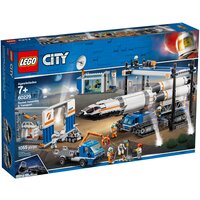 Конструктор LEGO City 60229 Площадка для сборки и транспорт для перевозки ракеты, 1055 дет.