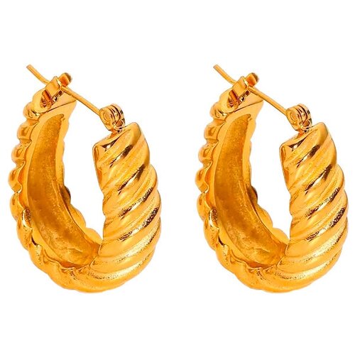 Серьги конго Nouvelle mode, золотой