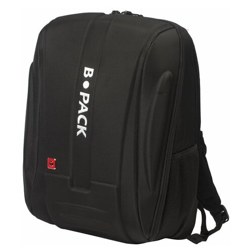 фото Рюкзак b- pack "s-05" (би- пак) универсальный, с отделением для ноутбука, жесткий корпус, черный, 45х32х18 см, 226952 b-pack