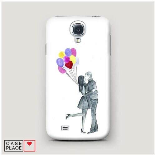 фото Чехол пластиковый samsung galaxy s4 влюбленная пара с шариками case place