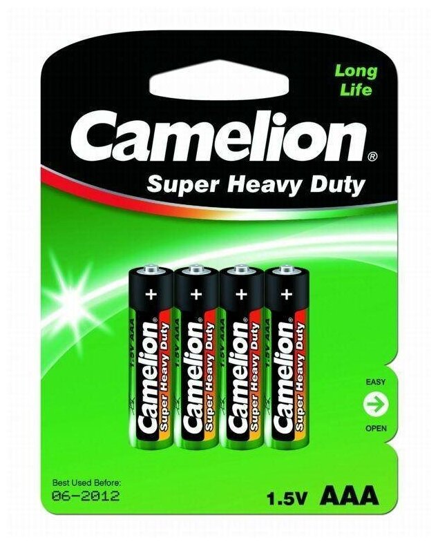 Батарейки Camelion Super heavy Duty ААА 4шт - фото №2