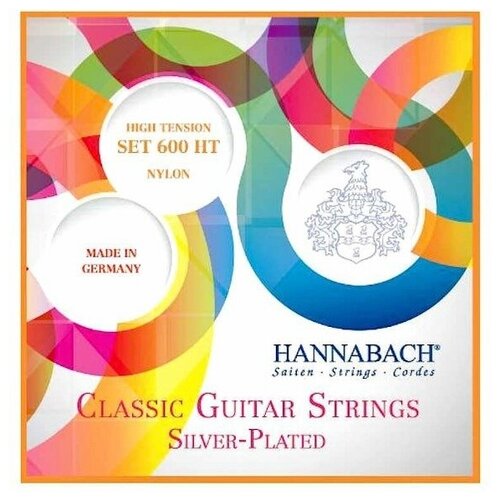 фото Струны для классической гитары hannabach 600ht silver- plated orange