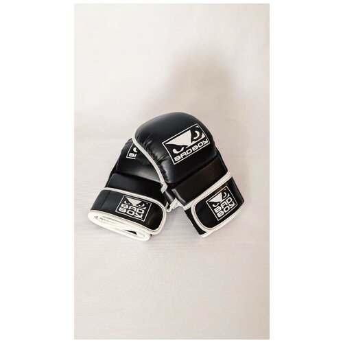 фото Перчатки для смешанных единоборств, боев без правил и mma, тренировочные для спарринга. перчатки тренировочные mma bad boy black