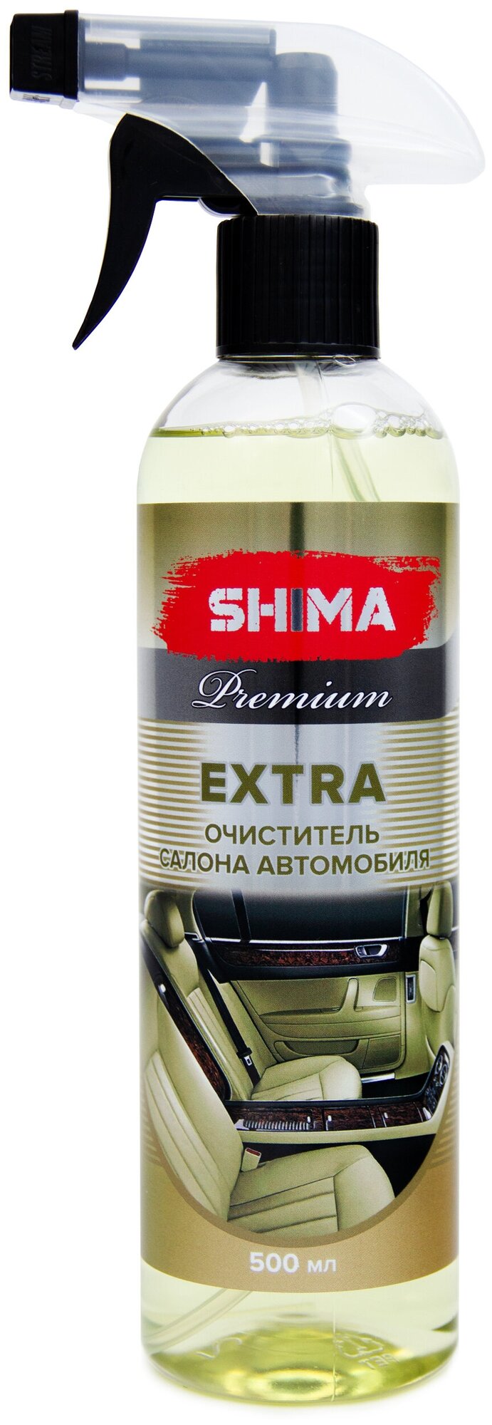 Очиститель салона автомобиля SHIMA Premium EXTRA универсальный очиститель обивки салона / химчистка салона автомобиля пятновыводитель 500 мл. Art: 2008282711001