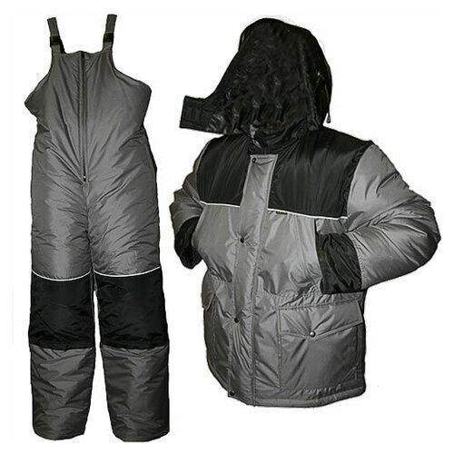 Костюм HUNTSMAN Полюс, 52-54, зима, серый/черный