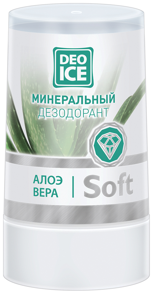 Минеральный дезодорант с экстрактом алоэ вера DEOICE Soft 40 гр