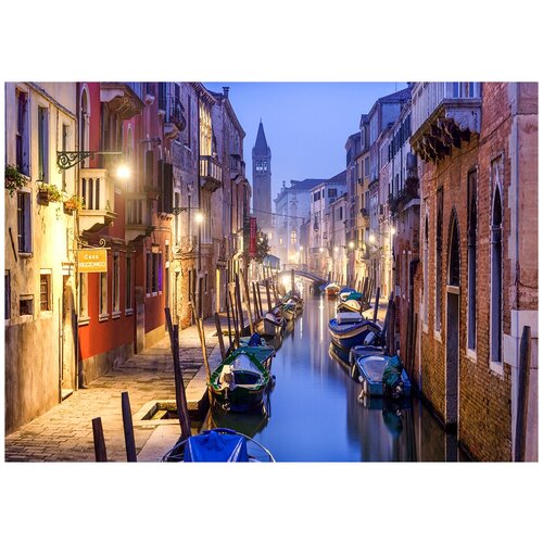 Италия. Венеция канал - Виниловые фотообои, (211х150 см)