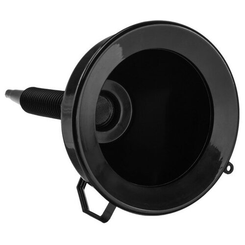 Воронка ГСМ Oktan с непроливайкой, диаметр горлышка 160 мм, черная