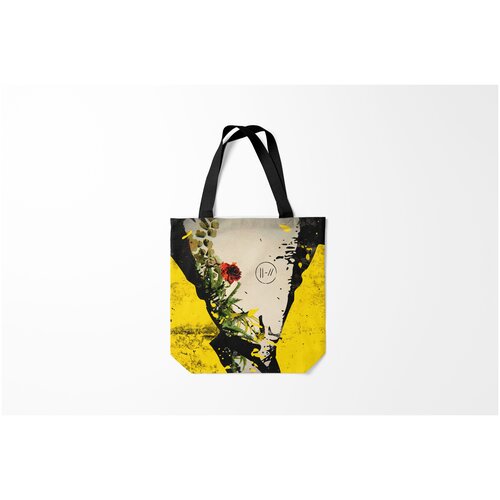 фото Сумка-шоппер / 40х40 см / рок / twenty one pilots trench burnettie