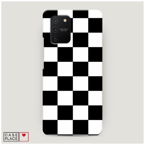 фото Чехол пластиковый samsung galaxy a91 шахматная доска case place