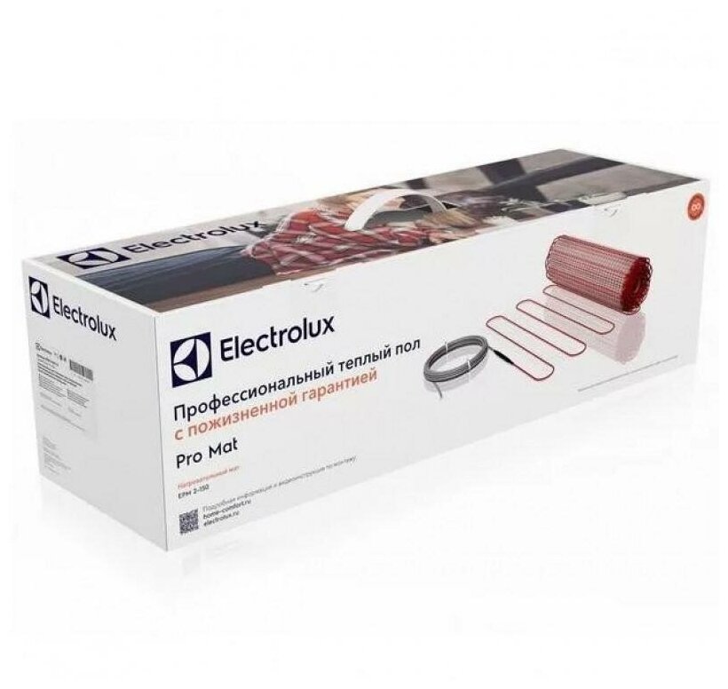 Нагревательный мат, Electrolux, EPM 2-150 150 Вт/м2 PRO MAT, 7 м2, 1400х50 см - фотография № 5