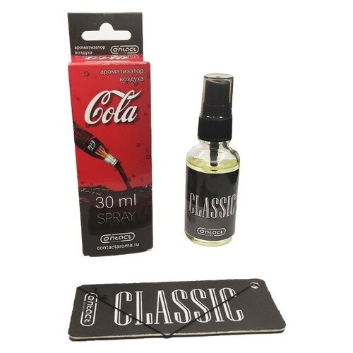 Ароматизатор елка+спрей contact Classic Cola 30 мл