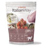 Italian Way Беззерновой корм для кошек с чувствительным пищеварением со свежей уткой (ITALIAN WAY SENSITIVE DUCK) GITWA09040, 0,400 кг (10 шт) - изображение