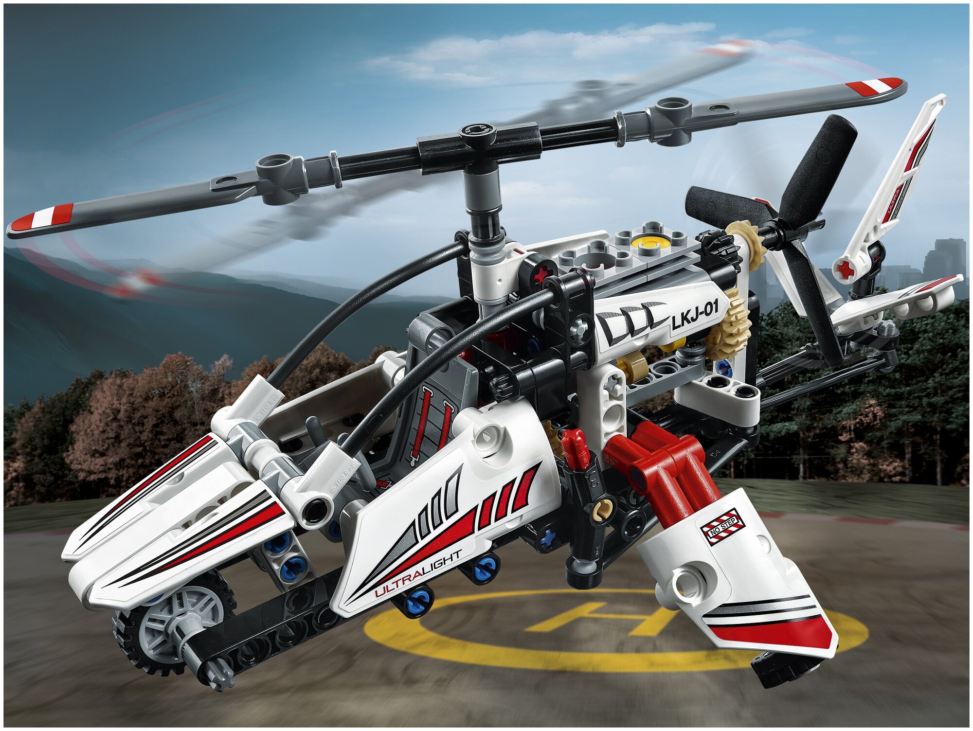 Конструктор LEGO Technic 42057 Сверхлегкий вертолет — купить в интернет ...