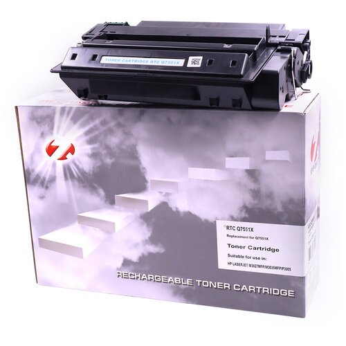 Тонер-картридж 7Q Q7551X для HP LJ P3005 (Чёрный, 13000 стр.) тонер картридж 7q q7551x для hp lj p3005 чёрный 13000 стр совместимый