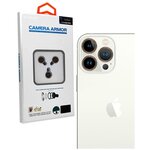 Сапфировое защитное стекло на линзы камеры Sapphire Camera Armor для iPhone 13 Pro/iPhone 13 Pro Max, золотистый - изображение