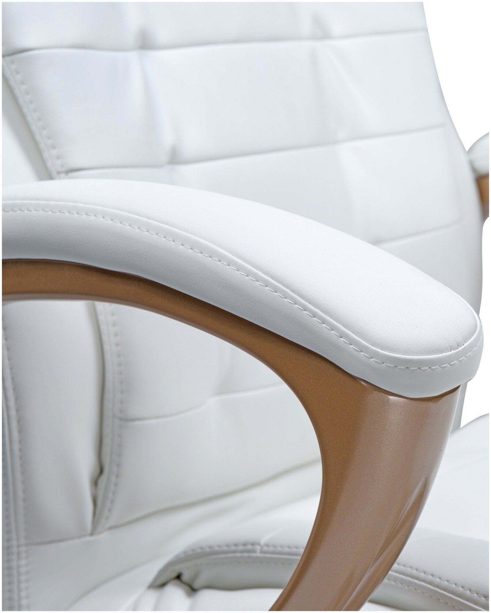 Офисное кресло для руководителей DONALD LMR-106B цвет белый - фотография № 9