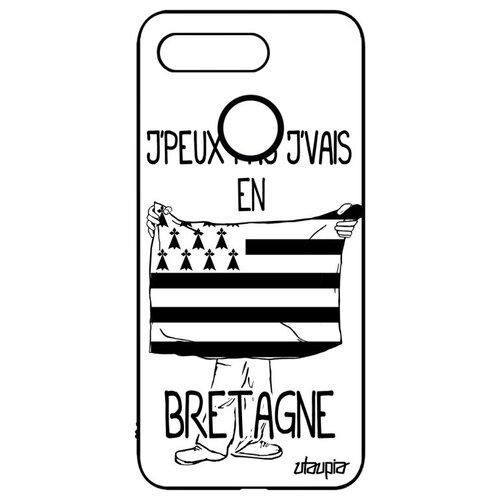 фото Чехол для мобильного // honor v20 / view 20 // "еду в бретань" патриот надпись, utaupia, белый