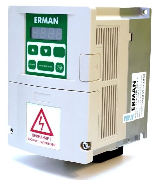 Частотный преобразователь ER-G-220-02-2,2, 2,2 кВТ, 220 В, IP20, Erman ER-G-220-02-2,2 - фотография № 3