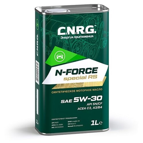 CNRG N-Force Special RS 5W-30 SN/CF; C3/1 л (металл)/Моторное масло