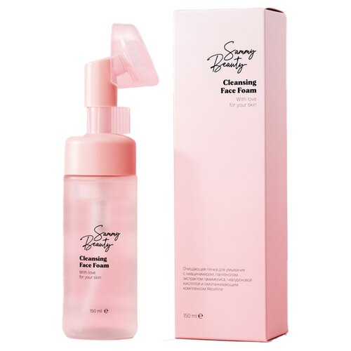 Sammy Beauty cleansing face foam пенка для умывания, 150 мл очищающая пенка для лица sammy beauty cleansing face foam 150 мл